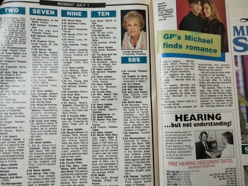 Rare Australian TV Plus Magazine 1991 Flying Doctors~GP~Peta Topano ++ - Picture 4 of 7