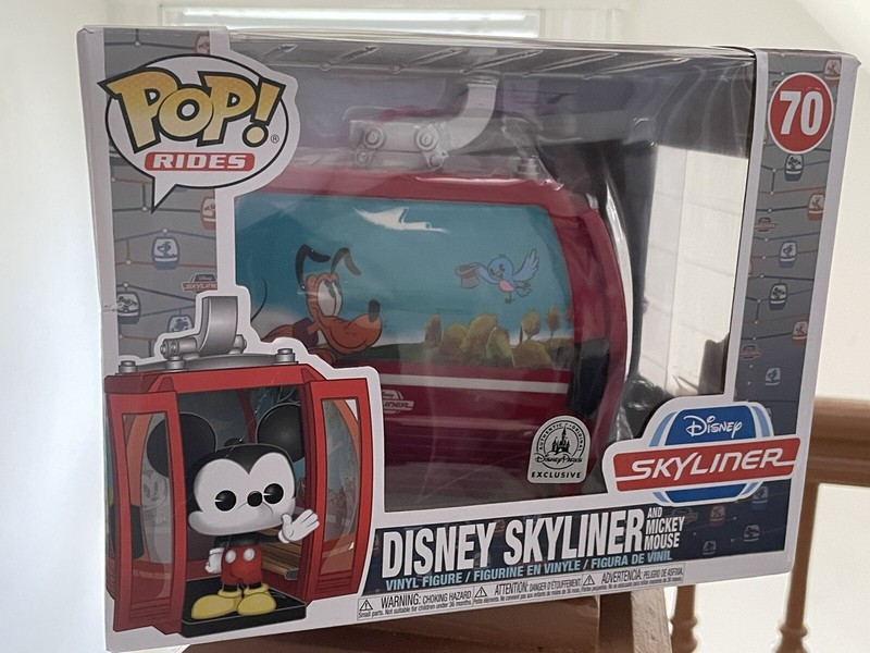 Funko Pop! Rides Disney Parks Skyliner and Mickey Mouse Vinyl Figure #70