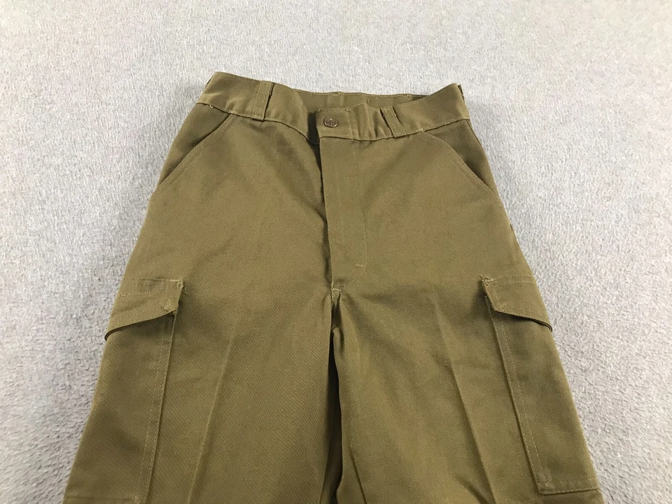 Boy Scouts of America Cargo Pants Youth 24x29 Olive Green Official Uniform - Image 2 of 4