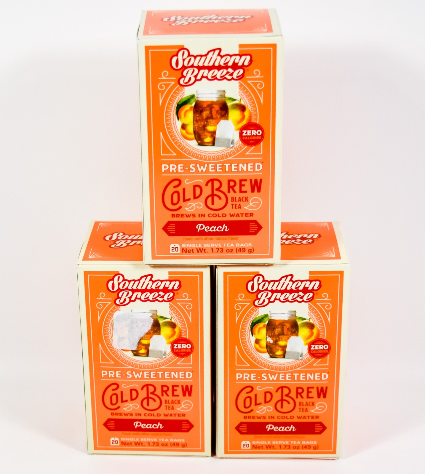 3 Southern Breeze Cold Brew PEACHS weet Tea Zero Calorie 1.73oz 10/19/2024 eBay