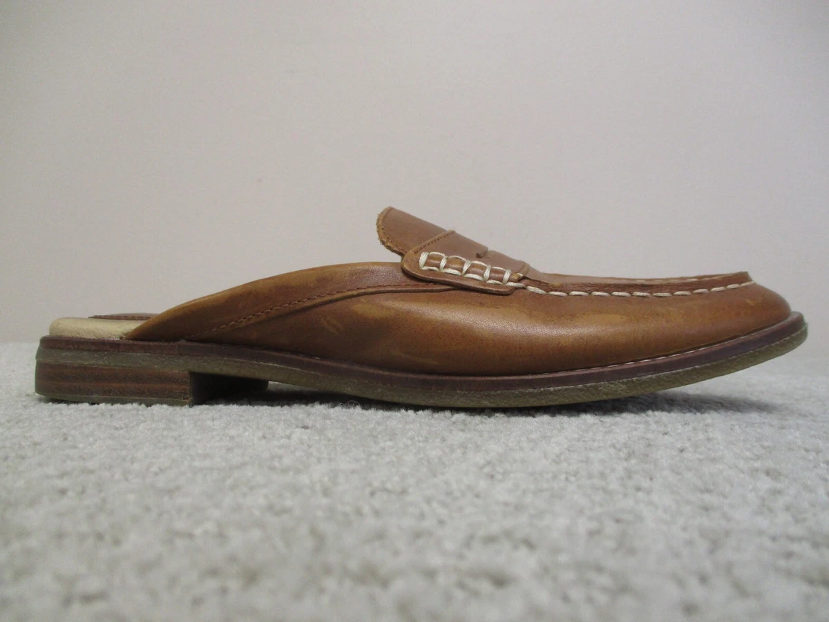 Sperry Shoes Womens 8.5 Brown Seaport Fina Boat Sailing Penny