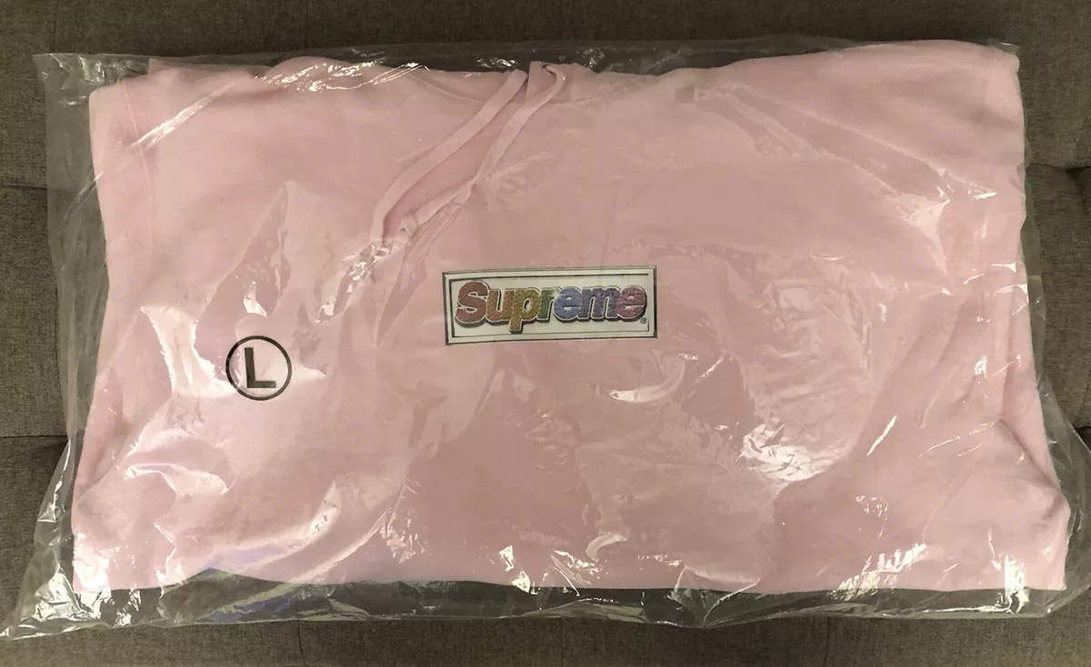 Supreme Bling Box Logo Hooded Sweatshirt