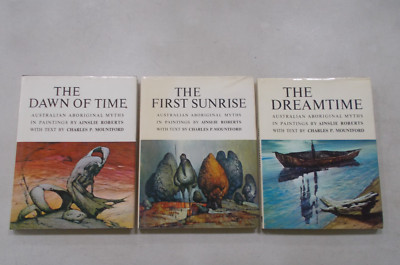 3 AUSTRAILIAN ABORIGINAL MYTHS ROBERTS & MOUNTFORD DREAMTIME SUNRISE DAWN HC