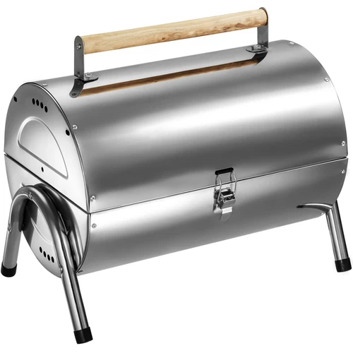 Edelstahl Holzkohle Grill Tischgrill Kohlegrill Grilltonne Picknick Camping BBQ