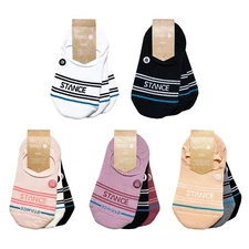 Stance No Show Invisible Socks 3 Pairs Basic Cotton Blend Liner Arch Support