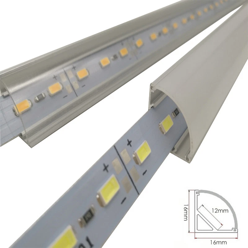 5pcs Wall Corner LED Bar Light DC 12V 50cm SMD 5730 Rigid LED Cabinet light  - Image 4 of 4