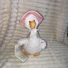 Cuddle Barn Mother Goose Plush Sings  Moves Nursery Rhymes Silly Goose Stuffed