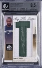 2011-12 SP AUTHENTIC BY THE LETTER #BLLJ LEBRON JAMES /23 BGS 8.5
