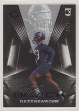 2021 Panini Black Rookies Silver 19/75 Dazz Newsome #190 0c6