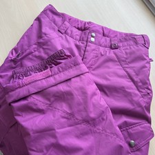 Burton Snow Pants Girls XL 18 Purple DRYRIDE Insulated RoomToGrow Cargo Pants