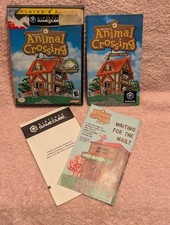 Animal Crossing Nintendo GameCube Case  Manual  Inserts Only  NO GAME 