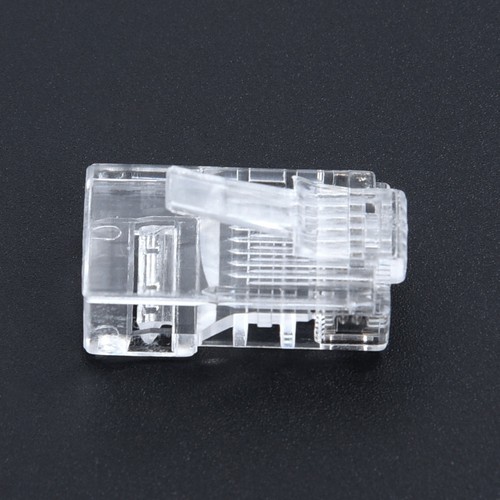100x Pass Par Bout Ouvert Cat5e Cat6 Modulaire Prise Réseau Connecteur Kits - Photo 10/12