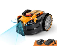 LawnMaster OcuMow Perimeter Wire Free Robot Lawn Mower Cuts Small Lawns 1