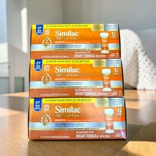 3 Similac 360 Total Care Sensitive Ready to Feed Powder Infant Formula 2oz 12ct