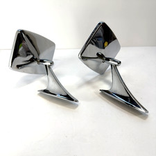 1971-1979 Gm 9826594 Outer Door Mirror Pair Chevy Pontiac Olds Buick Oem Chrome 1971-1979 Gm 9826594 Outer Door Mirror Pair Chevy Pontiac Olds Buick Oem Chrome
