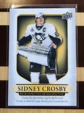 2024-2025 Tim Hortons Collector’s Series Sidney Crosby Retrospective SC-5 Insert