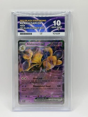 Pokemon TCG - Black Star Promo - SVP050 - Alakazam EX ACE 10