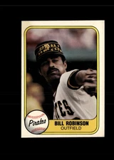 Bill Robinson 1981 Fleer Baseball Card #373 Pittsburgh Pirates + Fast Free Ship