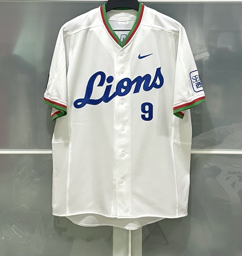 NIKE NPB SAITAMA SEIBU LIONS SHOGO AKADA #9 AUTHENTIC BASEBALL GAME TRIKOT Japan - Bild 2 von 7
