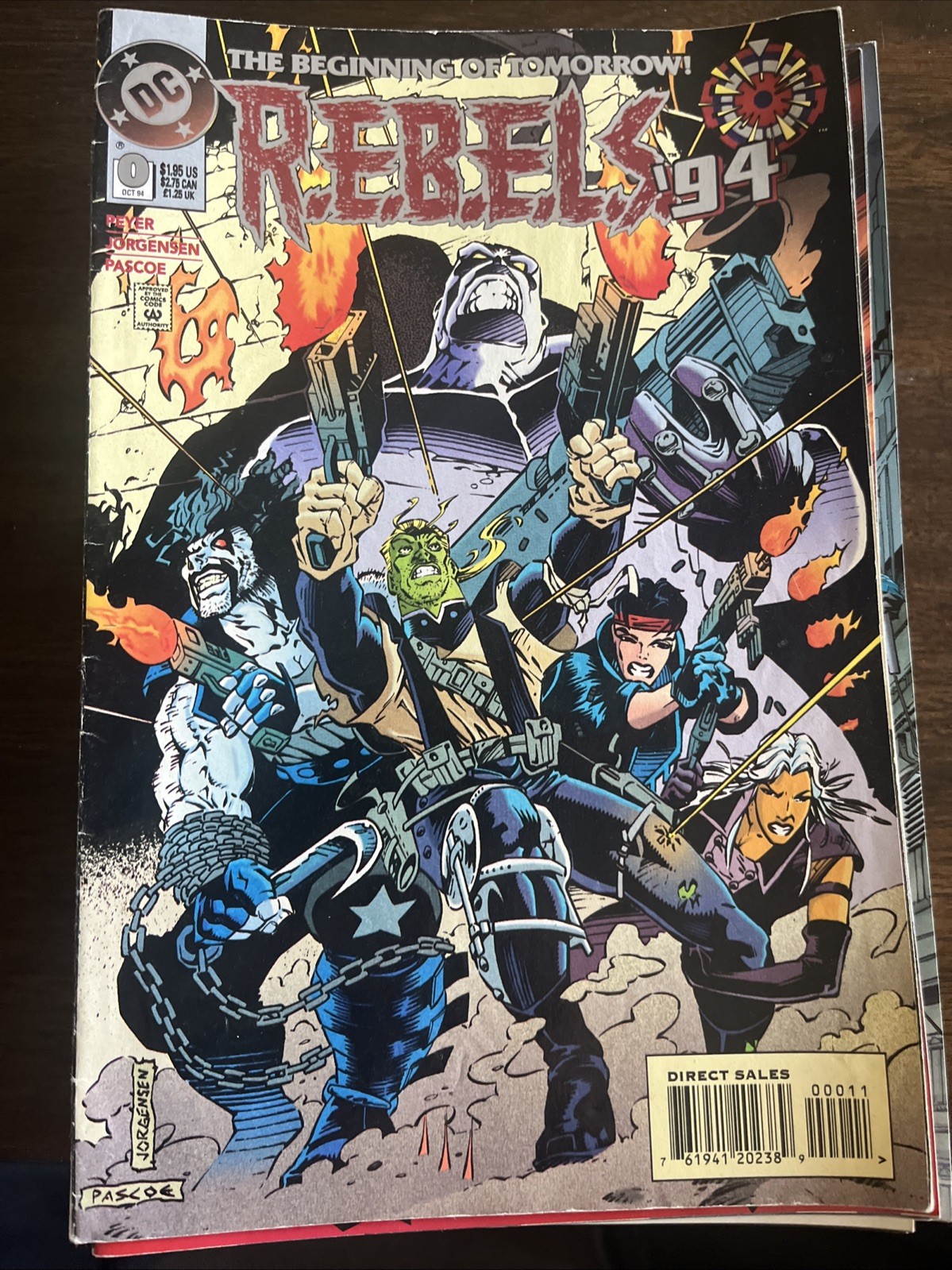 R.E.B.E.L.S. '94 #0 (DC Comics October 1994)
