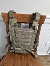 Mission Critical Action Tactical Vest Style Baby Carrier OD Green Dad Gear