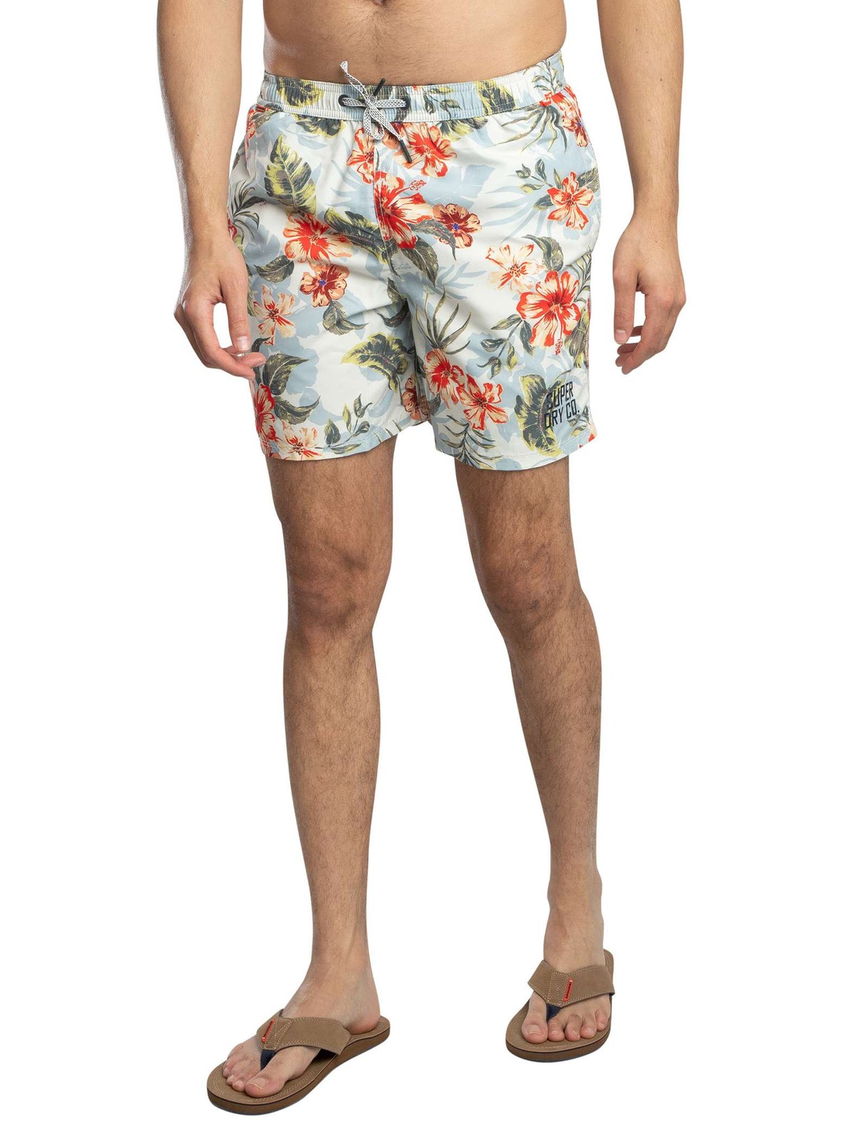 Мужские плавательные шорты Superdry с гавайским принтом 16 разноцветные 8590₽