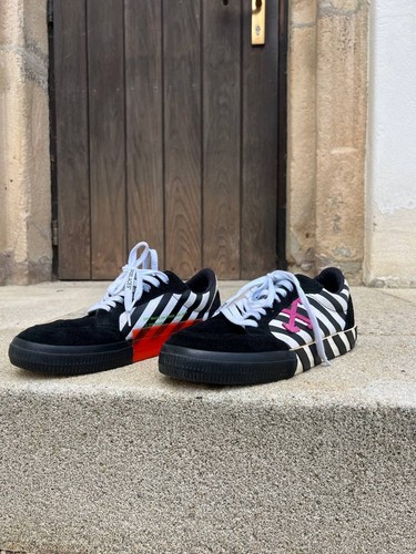 Off-White Vulcanized Low Trainers Vintage Rare Luxury Streetwear - Bild 5 von 13