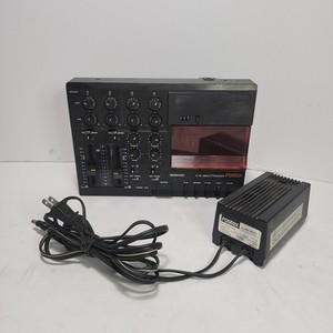 FOSTEX X-15 Multitracker Cassette Deck + Power Supply POWER TESTED - FOR PARTS