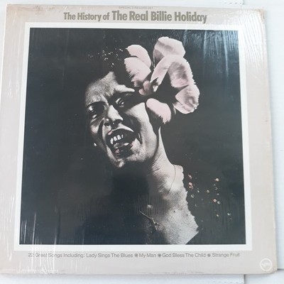 HISTORY OF THE REAL BILLIE HOLIDAY 2 LP 1973 Verve Records   2 V6S-8816 NM