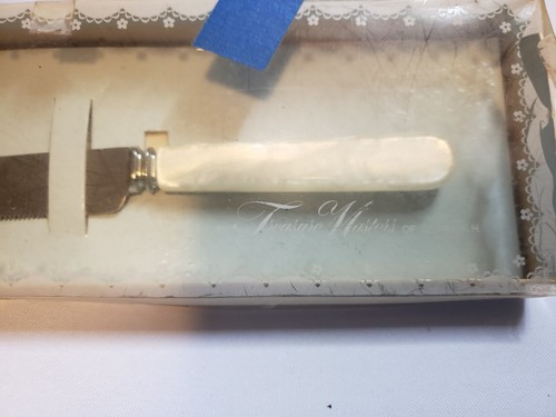 Coltello da sposa Sheffield Treasure Masters 12" con scatola originale - Foto 8 di 9