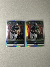 2025 Panini Select Jalen Hurts Score Throwback Silver Prizm #3 Eagles (2)