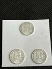 3 Buffalo Silver Rounds .999 Fine, 1g Each, Total 3g, Round Shape, Collectible