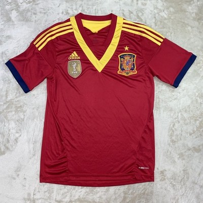 Adidas Spain National Team FIFA 2012/2013 Football Soccer Home Jersey Men s S