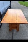 Pine Tilt Top Tavern Table Settee 19th Century (E) — photo 7