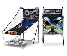3 In 1 MD Sports Arcade Basketball Football Baseball Game LED Scoring Foldable
