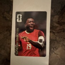 Panini FIFA World Cup Qatar 2022 Soccer Alphonso Davies Canada #19 Rookie Card. rookie card picture