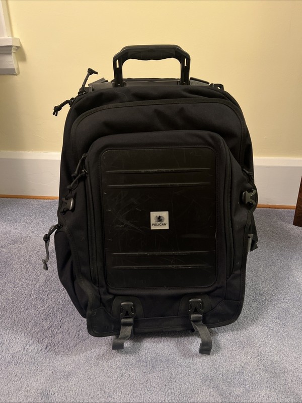 Pelican Backpack U100 Black Urban Elite Laptop Watertight Crushproof Hard Case