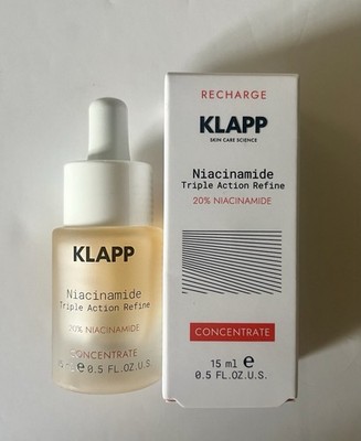 Klapp Niacinamide Triple Action Refine 20% Concentrate Anti Aging 15 Ml Neu OVP
