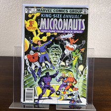 1979 The Micronauts King-Size Annual # 1 - Vol. 1, issue 1 Steve Ditko! + B&B