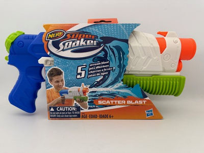 #ad Nerf Super Soaker Scatterblast Pump Action Water Blaster Gun Toy Hasbro $14.99