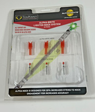TenPoint Alpha-Brite Lighted Nock, 3 Pack (Red) - READ