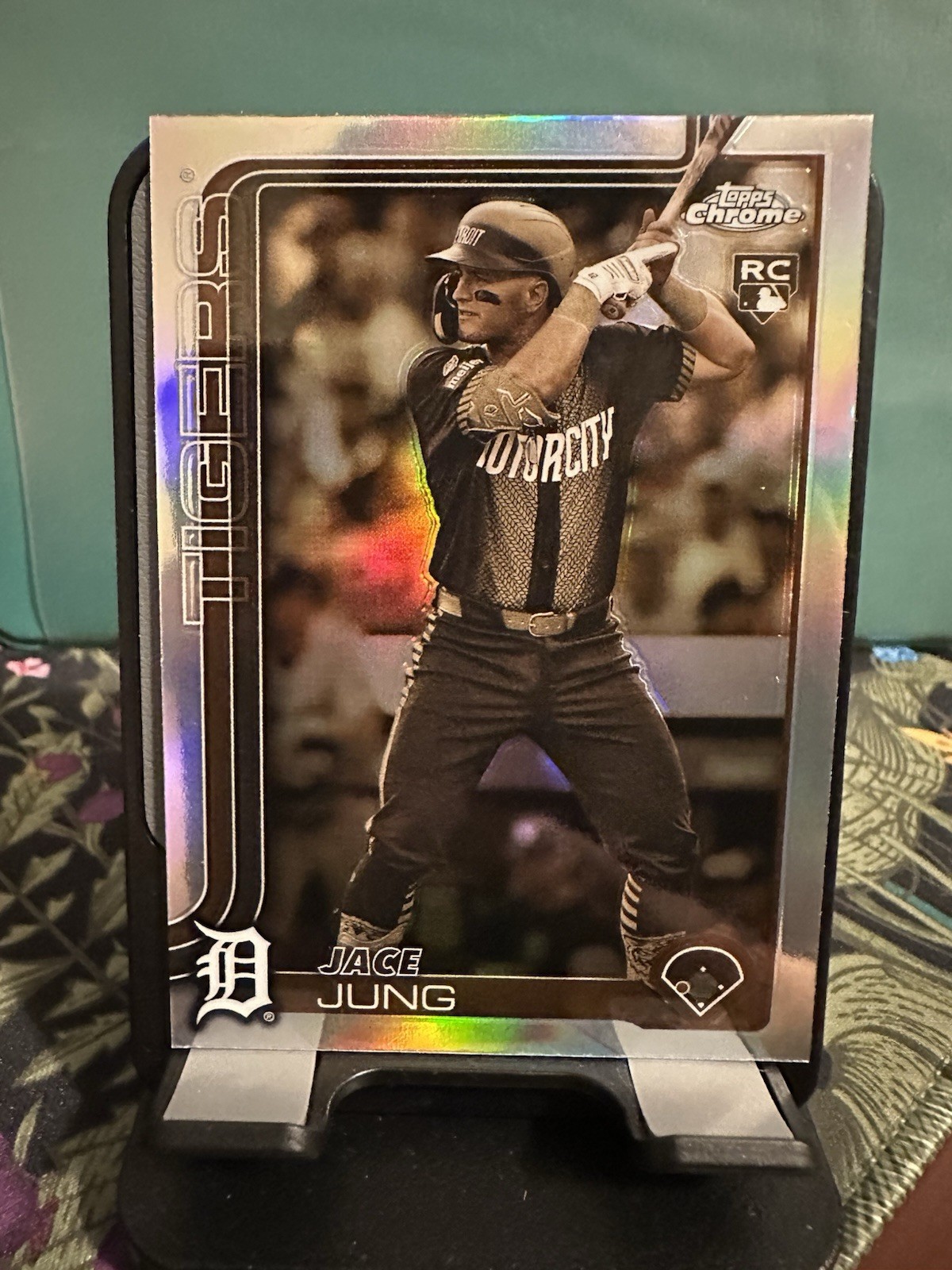2025 Topps Chrome - Jace Jung #225 Sepia Refractor (RC)