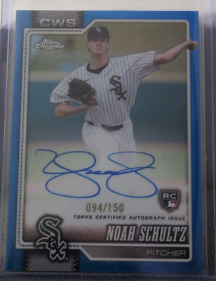 Topps 2026 MLB Chrome Noah Schultz White Sox Rookie Auto /150 RA-NS