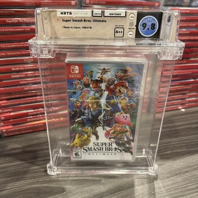 Super Smash Bros. Ultimate Nintendo Switch, New Sealed, GRADED WATA 9.8/A++