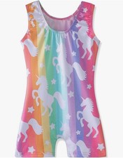 Gymnastics Leotards for Girls Unicorn Toddlers Kids Children, SIZE: 6-7Yrs