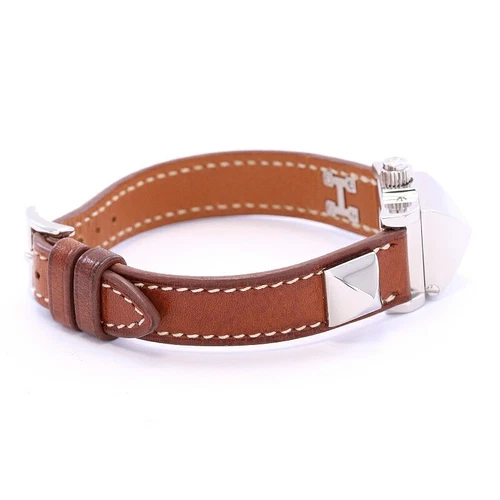 HERMÈS Orologio da polso Hermes Mini Medor ME2.110 donna acciaio inox argento SS donna