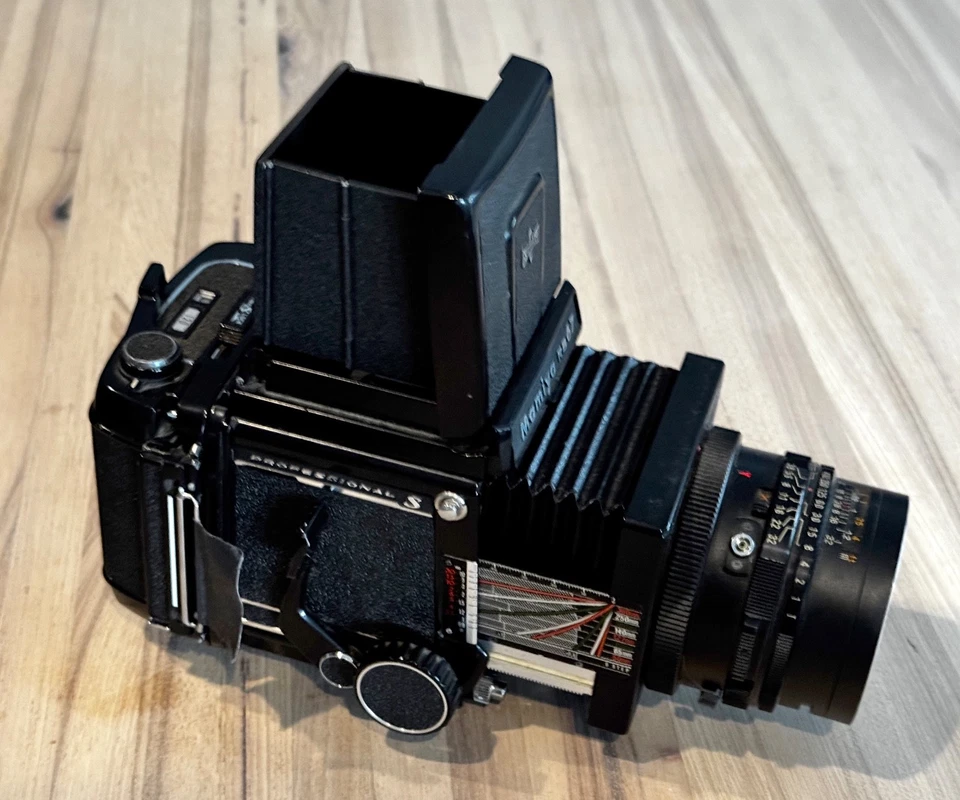 Фотоаппарат Mamiya RB 67 с объективом 90 мм / держатель пленки / задняя панель Polaroid - Изображение 4 из 4