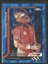 2025 Topps Chrome Sapphire F1 #124 Carlos Sainz GP Driver of the Day