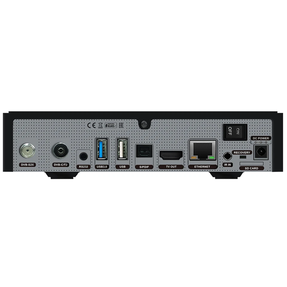 ►GigaBlue UHD Trio 4K PRO Combo 1X DVB-S2X 1X DVB-C/T2 Linux W-LAN 1200Mbps BT✅ - Photo 3/4