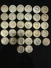 Lot of 32 circulated 1967 40% silver Kennedy half dollars